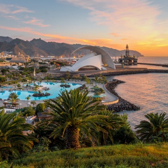 Santa Cruz de Tenerife en las Islas Canarias