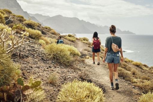 Randonneurs à Gran Canaria