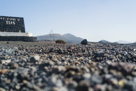 Arredores de Tías, na ilha de Lanzarote (Ilhas Canárias)