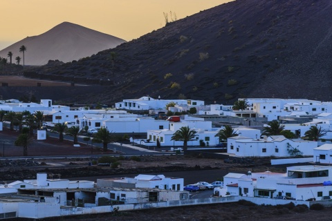 Panoramica di Uga (Lanzarote, Isole Canarie)