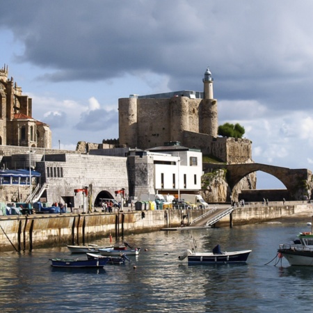 Hafen von Castro Urdiales (Kantabrien)