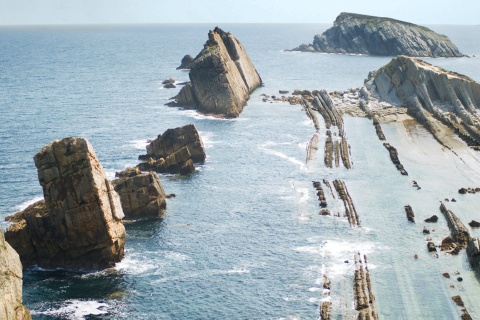 Playa de La Arnía, Kantabrien