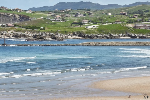 Vista de Suances, Cantábria