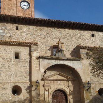 Esterno della chiesa di San Pedro a Belorado