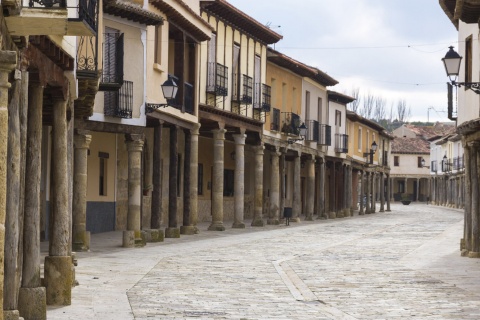 Arcades traditionnelles d’Ampudia (province de Palencia, Castille-León)