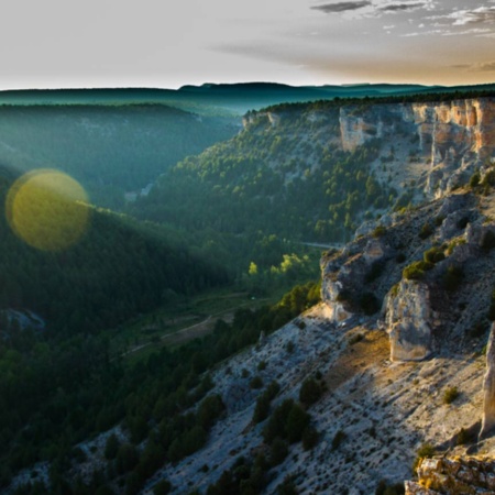 Paesaggio del Cañón del río Lobos (Soria, Castiglia e León)