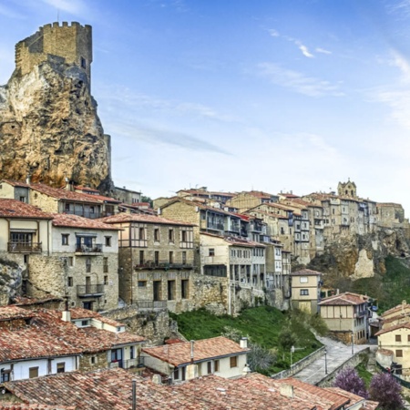 Panorámica de Frías, en Burgos (Castilla y León)