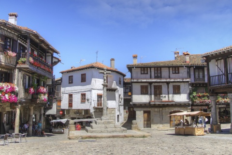 Plaza Mayor w La Alberca (Salamanka, Kastylia-León)