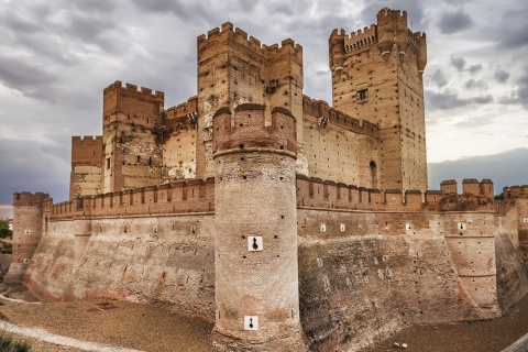 Zamek La Mota w Medina del Campo (Valladolid, Kastylia i León)