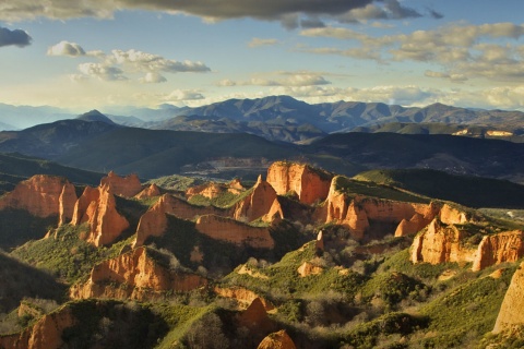 Paysage de Las Médulas. Carucedo. León