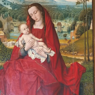 Virgen con el Niño. Hans Memling. Museo Catedralicio de Burgos