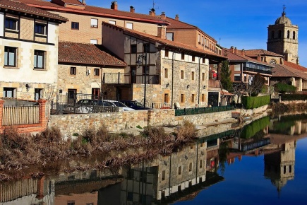 Río Carrión a su paso por Palencia