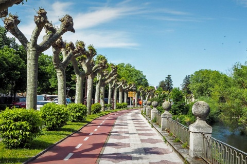 Paseo del Espolón a Burgos