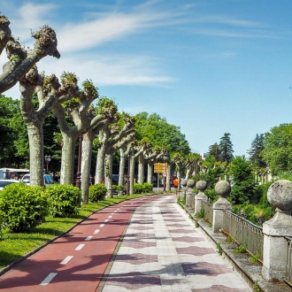 Paseo del Espolón w Burgos