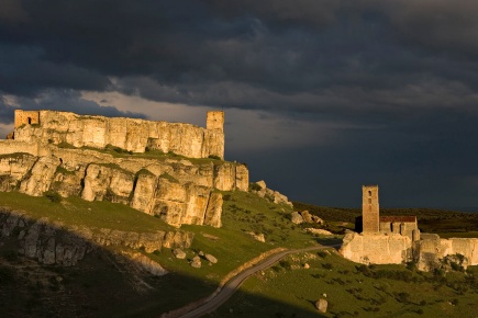 Church and castle in Atienza