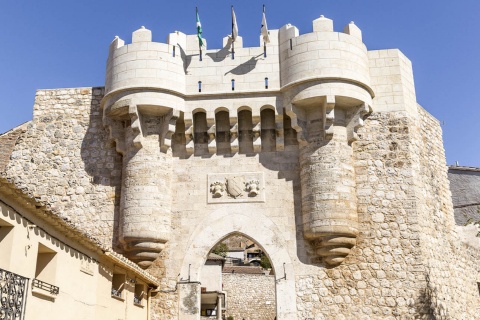 Puerta de Santa María, w Hita (Guadalajara, Kastylia-La Mancha)