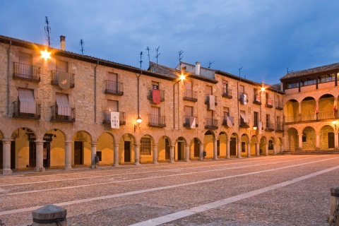 Plaza Mayor di Sigüenza. Guadalajara