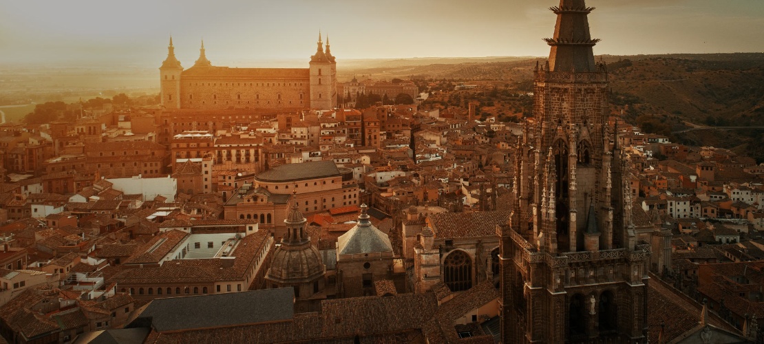 Aerial view of Toledo