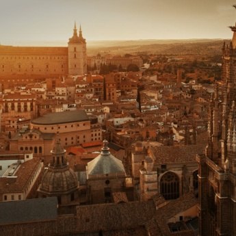 Veduta aerea di Toledo