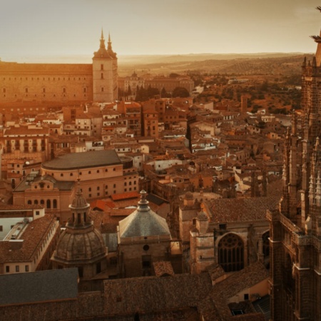 Vista aérea de Toledo