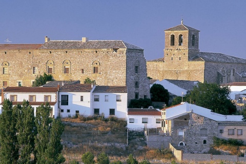 Vue panoramique de Villaescusa de Haro (province de Cuenca, Castille-La Manche)