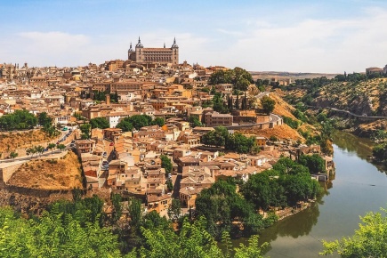 Veduta generale di Toledo (Castiglia-La Mancia)