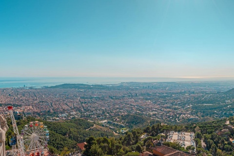 Barcelona from Mount Tibidabo