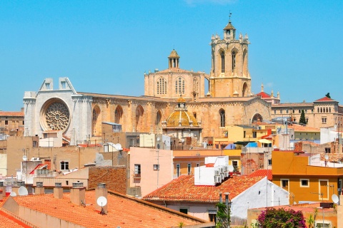 Cattedrale di Tarragona dai tetti