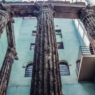 Columns of Hadrian, MUHBA, Barcelona