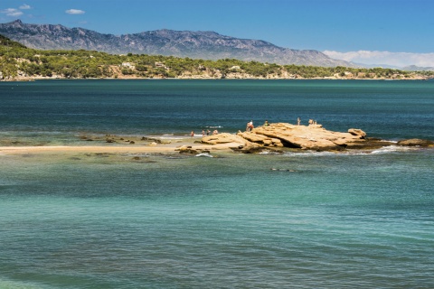 Пляж Морро-де-Гос, Эль-Перельо (Таррагона, Каталония).