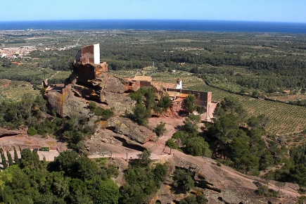 Shrine of La Mare de Déu de la Roca in Mont-roig del Camp