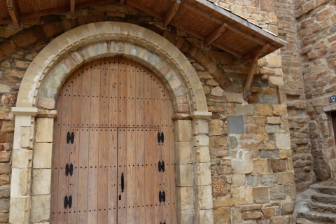 Vista da Igreja de Tremp, Catalunha