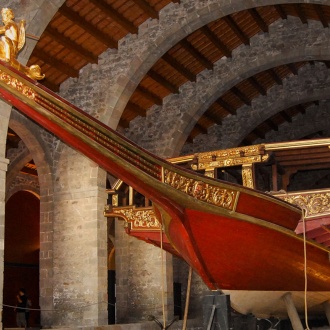 Caravella nel Museo Marittimo di Barcellona