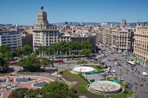 Plaza de Cataluña. Barcelona