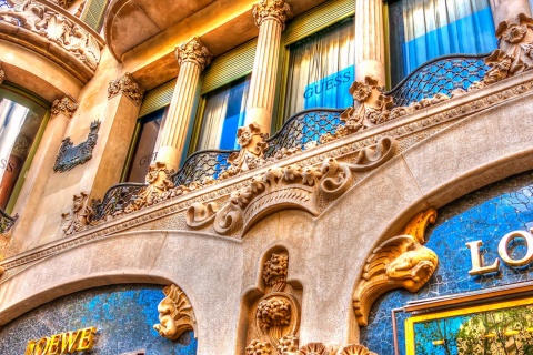 Casa Lleó Morera am Paseo de Gràcia, Barcelona