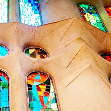 Detalle de la Sagrada Familia de Barcelona