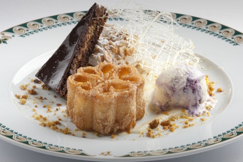 Assorted cakes at the Parador de Almagro