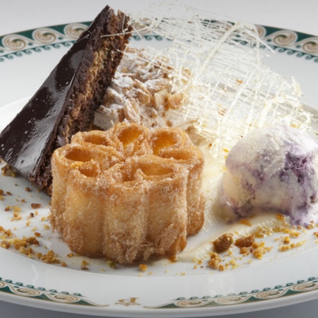 Assorted cakes at the Parador de Almagro