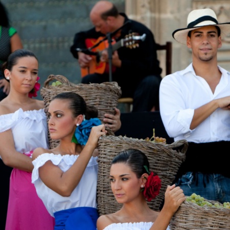 Grape harvest festival in Jerez de la Frontera