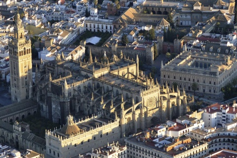 Panoramablick auf Sevilla