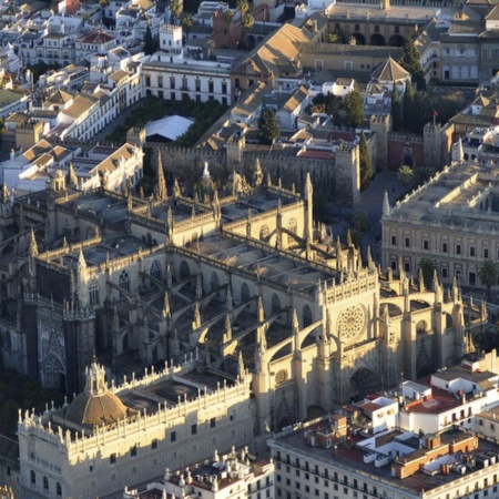 Panoramablick auf Sevilla