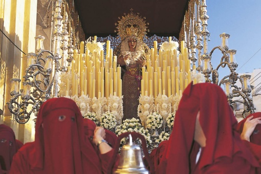 Un char de la Semaine sainte de Malaga