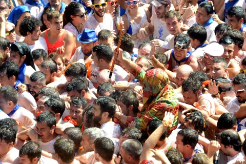 Das traditionelle Cipotegato-Fest in Tarazona (Zaragoza, Aragonien) 