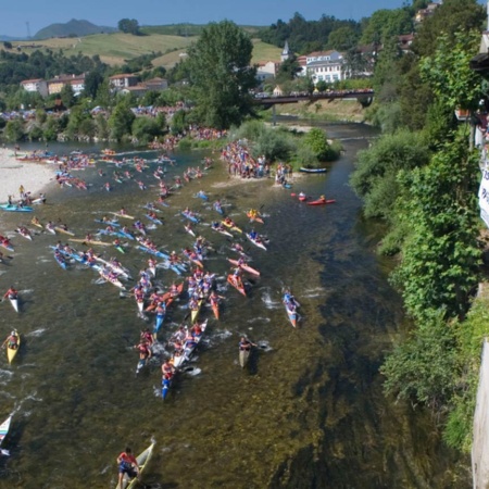 Fiesta de las piraguas. Descenso internacional del Sella