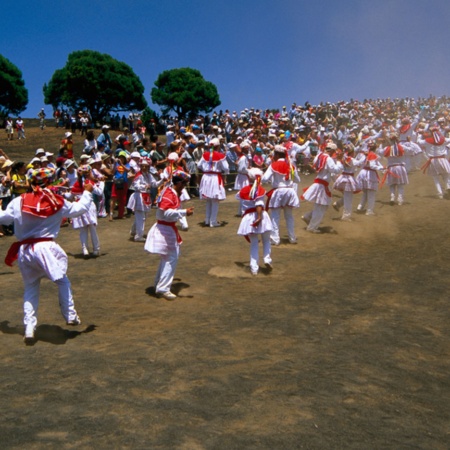 Procesja z figurą Virgen de los Reyes. El Hierro (Wyspy Kanaryjskie)