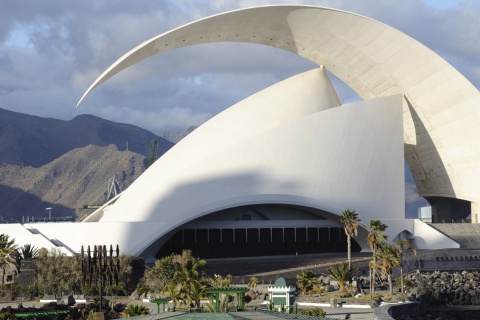 Santa Cruz de Tenerife Auditorium where the Canary Islands Music Festival is held