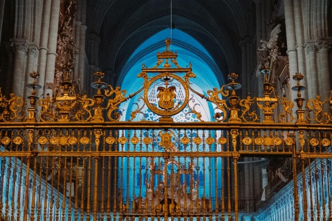 Un instante del espectáculo ‘Lumina Catedral de Toledo’ 