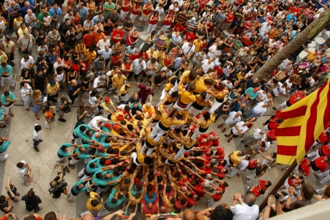 Diada Castellera de Sant Fèlix de la Festa Major à Vilafranca del Penedès