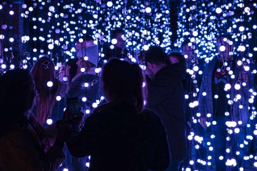 Jardin lumineux de Noël lors d’une précédente édition à Berlin