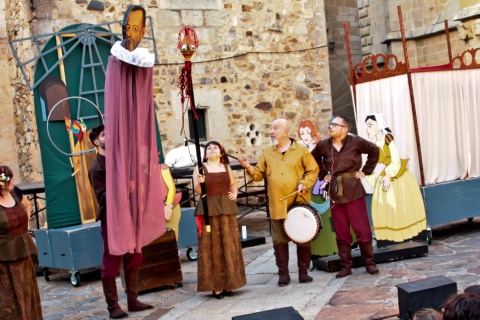 One of the performances during the Classical Theatre Festival in Cáceres